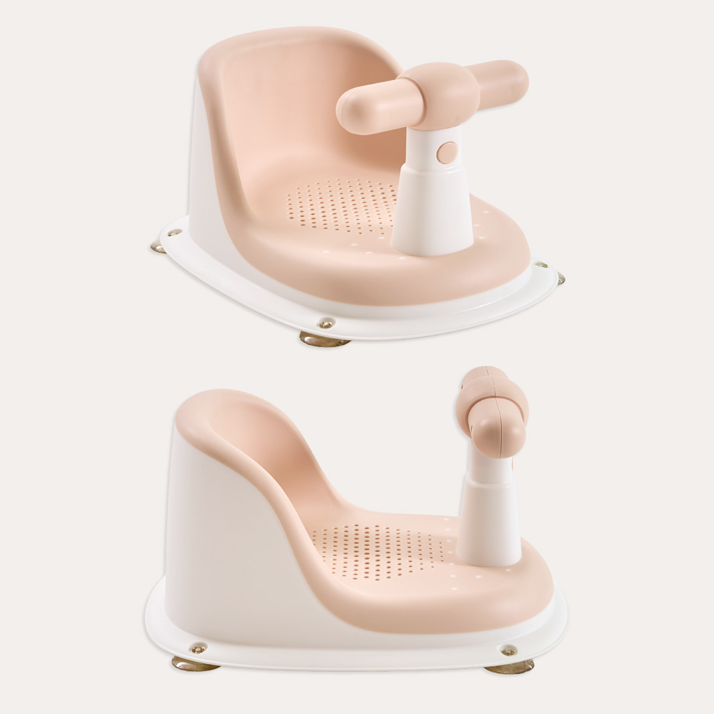 오로비 아기 목욕 의자 신생아 욕조 프림로즈핑크