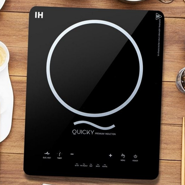 휴대용 1구인덕션 레인지 전기 캠핑용 탁상용 소형