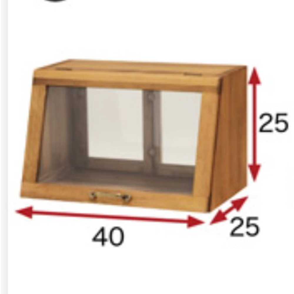 우드 쇼케이스 빵진열대 여닫이수납장 카페 쿠키 제과 40cm 이미지 6