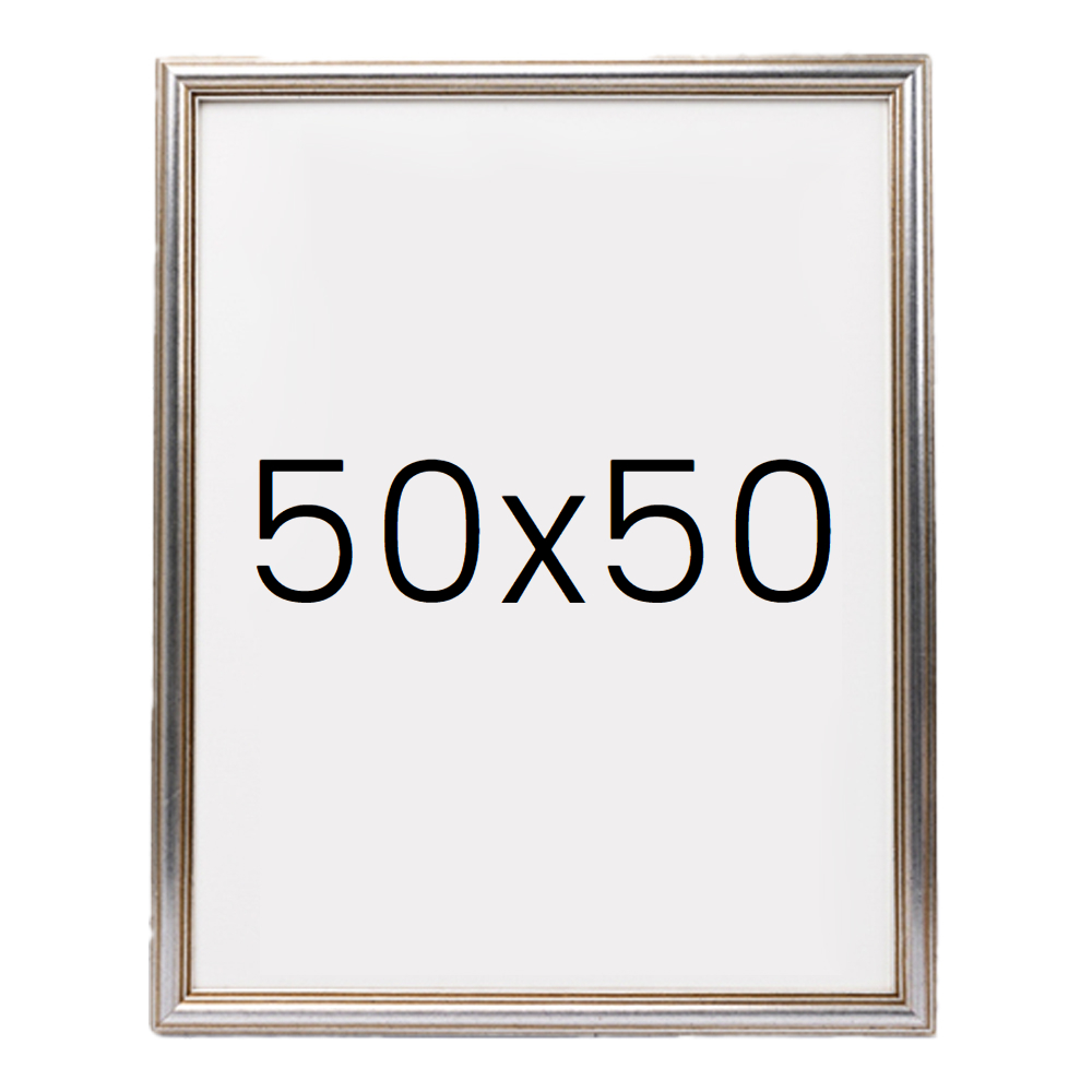 앤디크라인 원목액자 웨딩액자 우드 아크릴 프레임 스튜디오 틀 50x50 500x500mm, 실버 - 메인 이미지