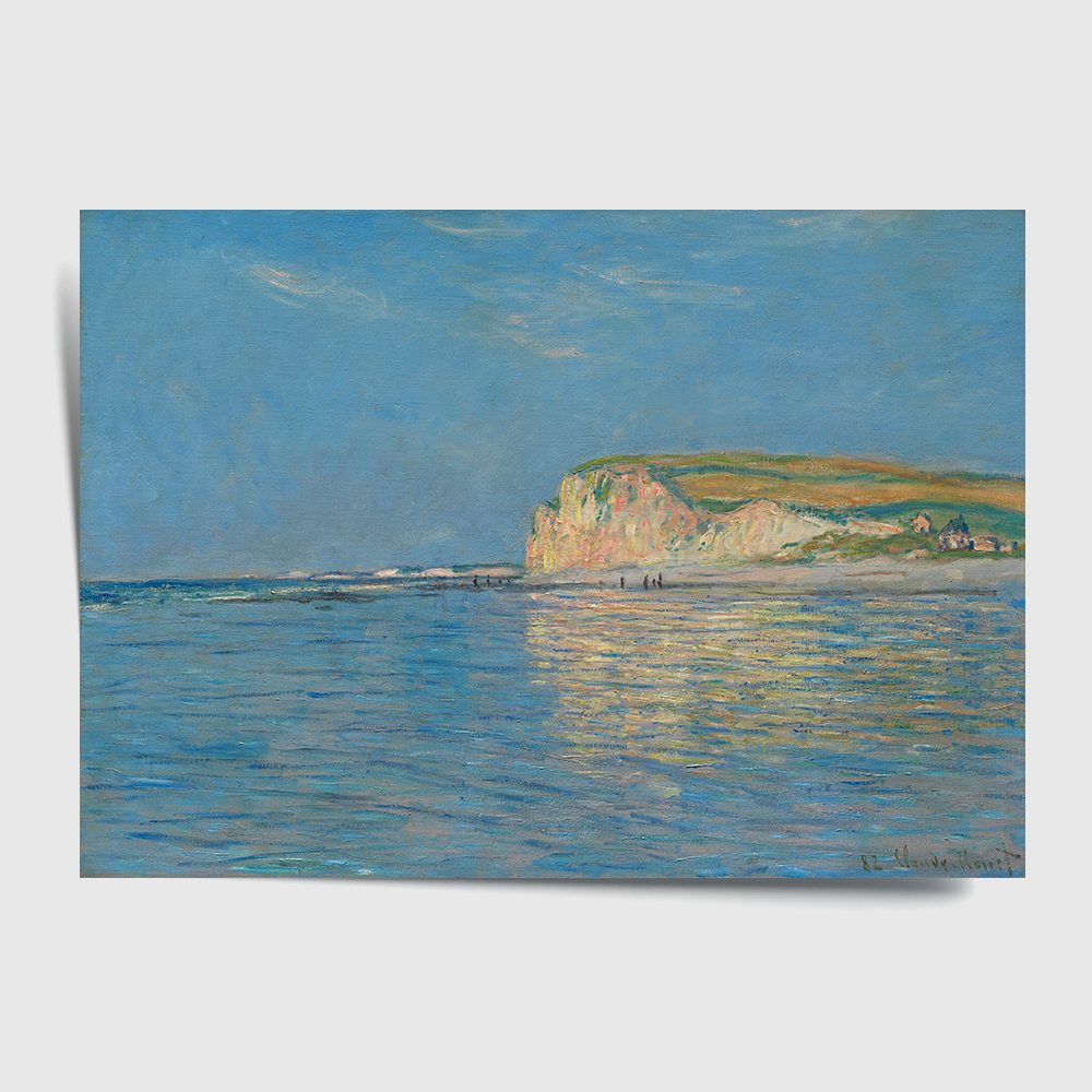 클로드 모네 인테리어 그림 액자 포스터 명화 Low Tide at Pourville 1882 - 상세 이미지 2