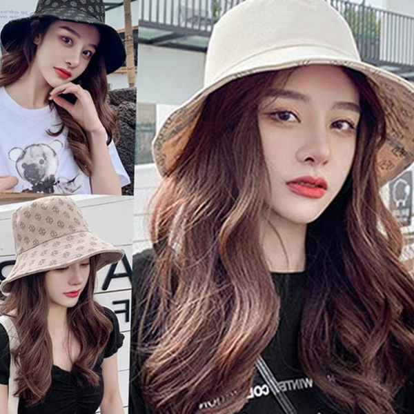 넓은 여성 벙거지 모자 양면 여자 벙거지 모자 데일리 - 상품 이미지