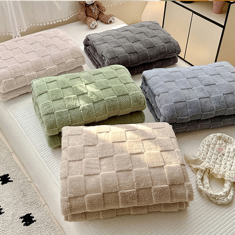 양면 극세사 담요 두꺼운 겨울 캠핑 소파 이불 블랭킷 담요 소형