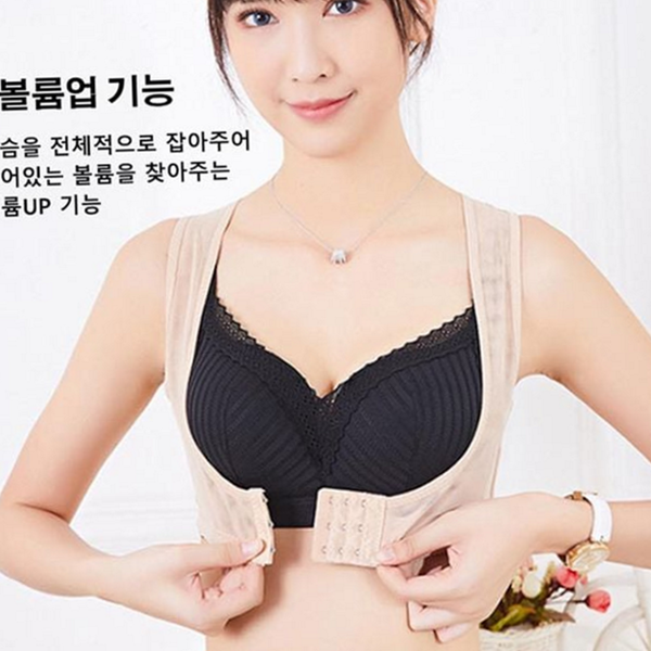 바른자세 여성 보정 속옷 도움 보정 이너웨어 코르셋 - 상품 이미지