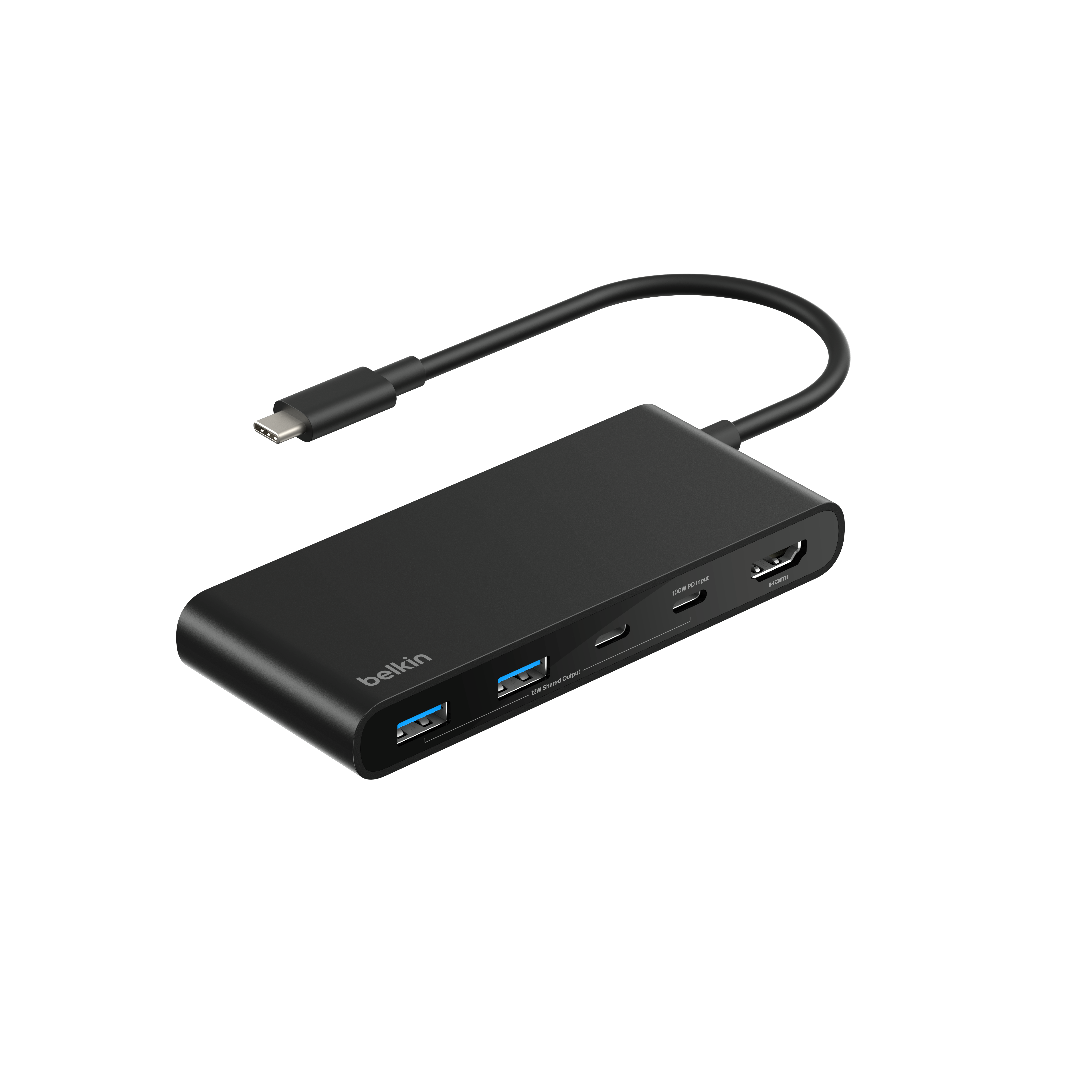 벨킨 멀티허브 USB-C타입 SD카드 USB 3.0 HDMI 7in1 맥북 아이패드 노트북 - 메인 이미지