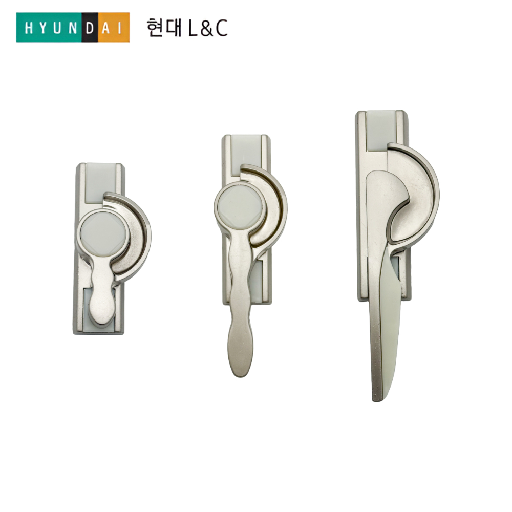 한화 현대 엘앤씨 크리센트 구형 샤시 잠금장치 소형 좌 베란다 잠금 창문 걸쇠 걸림쇠부품 - 상세 이미지 4