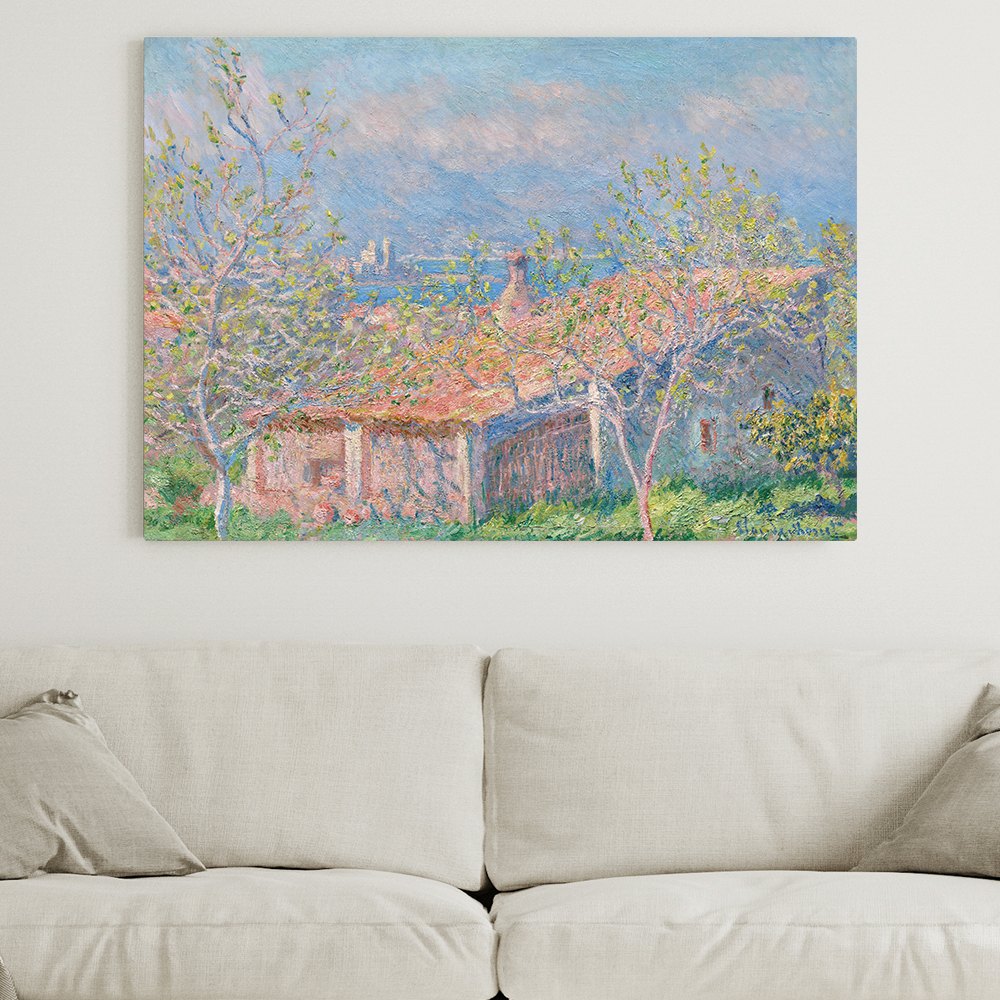 클로드 모네 인테리어 그림 액자 포스터 명화 Gardener's House 1888 - 상품 이미지