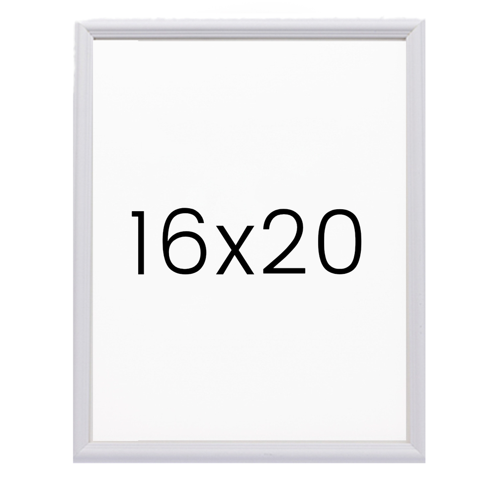 앤디크라인 원목액자 웨딩액자 우드 아크릴 프레임 스튜디오 틀 16x20 406x508mm, 화이트 - 메인 이미지