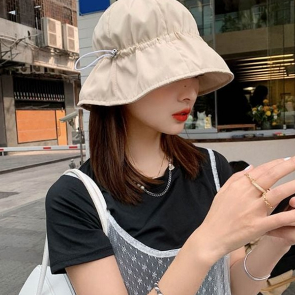 가벼운 여성 벙거지 모자 데일리 바스락 벙거지 모자 여름 - 상품 이미지