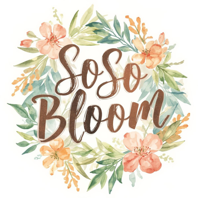 소소블룸 sosobloom 스토어 로고