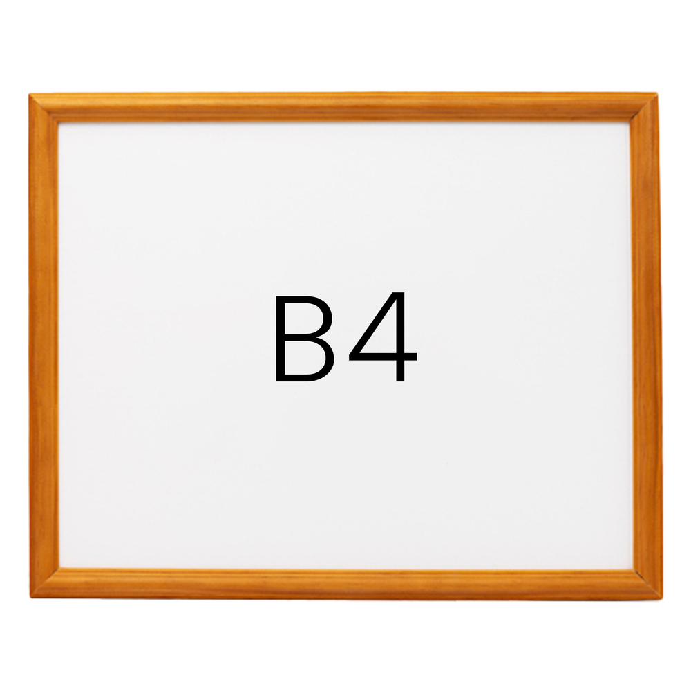 앤디크라인 원목액자 웨딩액자 우드 아크릴 프레임 스튜디오 틀 제작 B4 257x364mm, 연밤 - 메인 이미지
