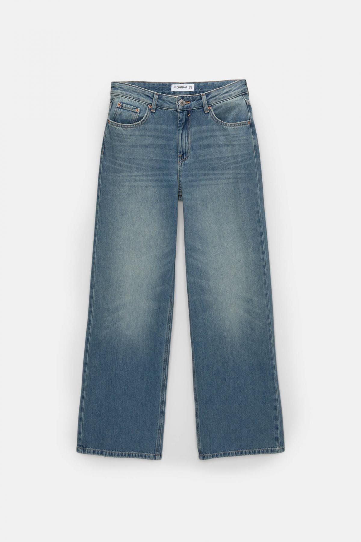 풀앤베어 오버사이즈 배기 와이드핏 데님 진 3660/311 MEDIUM BLUE - 상세 이미지 4
