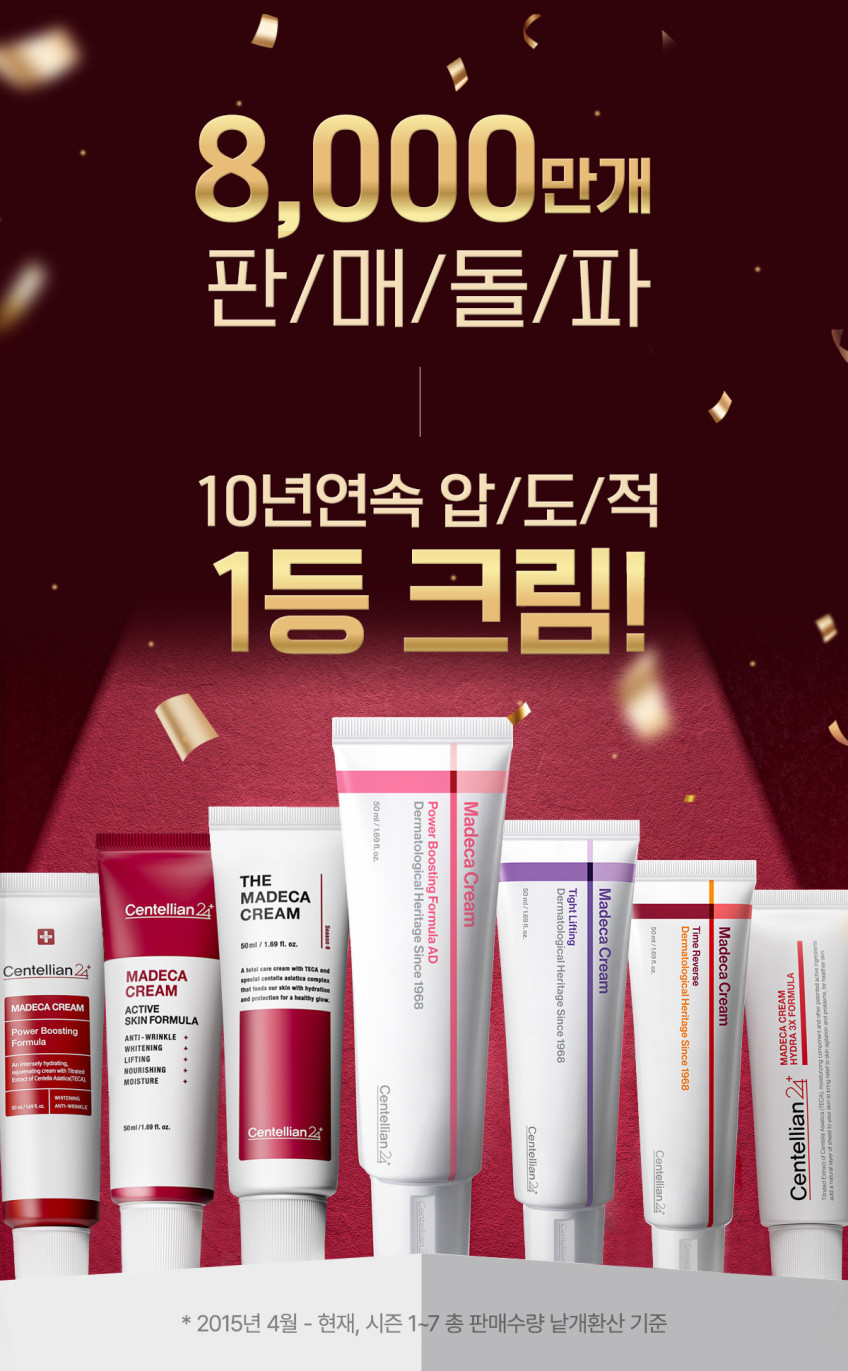 동국제약 센텔리안24 마데카크림 액티브 스킨 포뮬러 50ml x 16개 + 15ml x 2개/ 병풀크림 시카 테카(TECA) 주름개선 수분 보습 기미완화 안티에이징 탄력에 도움 판매처 상세 정보 이미지 1