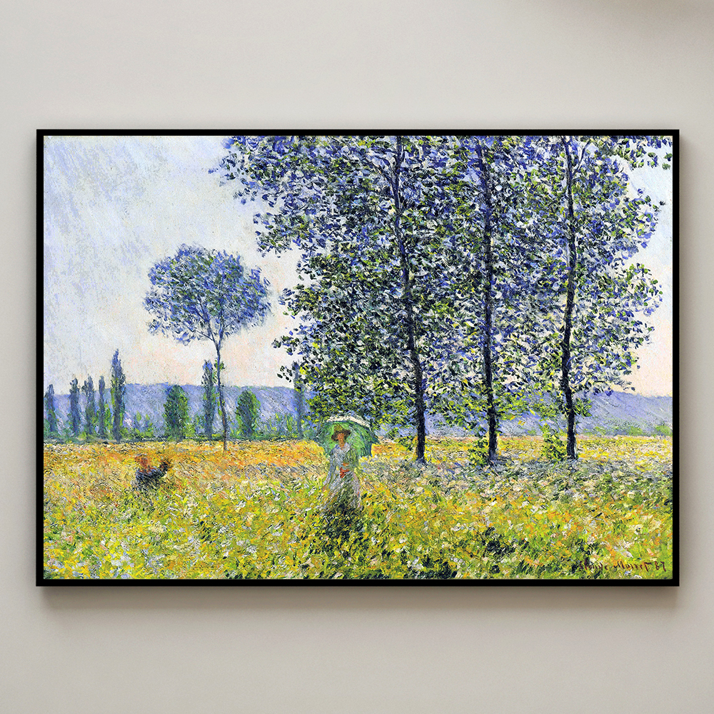 클로드 모네 인테리어 그림 액자 포스터 명화 Sunlight 1887 - 상세 이미지 3