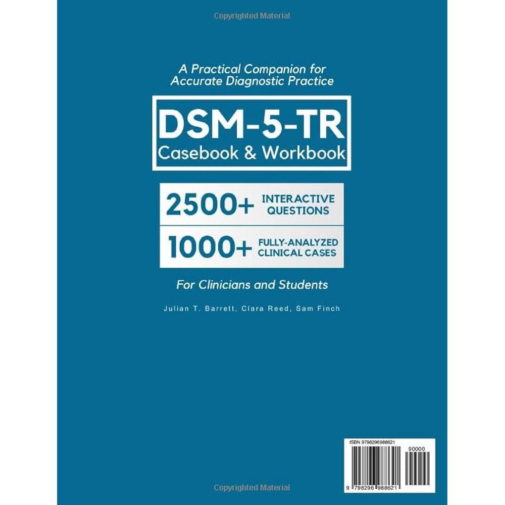 DSM-5-TR 사례집 및 워크북 - 정확한 진단 실습을 위한 실용적인 동반자 임상의와 학생을 2500개 이상의 인터랙티브 실습 질문과 1000개 완전 분석 임상 사례 - 상세 이미지 2