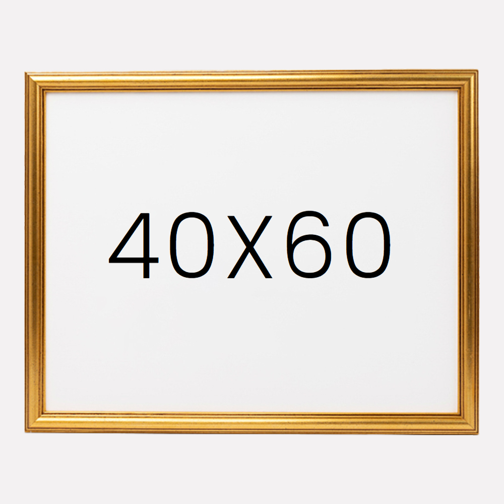 앤디크라인 원목액자 웨딩액자 우드 아크릴 프레임 스튜디오 틀 40x60 400x600mm, 골드 - 메인 이미지