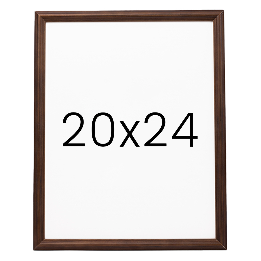 앤디크라인 원목액자 웨딩액자 우드 아크릴 프레임 스튜디오 틀 20x24 508x609mm, 진밤 - 메인 이미지