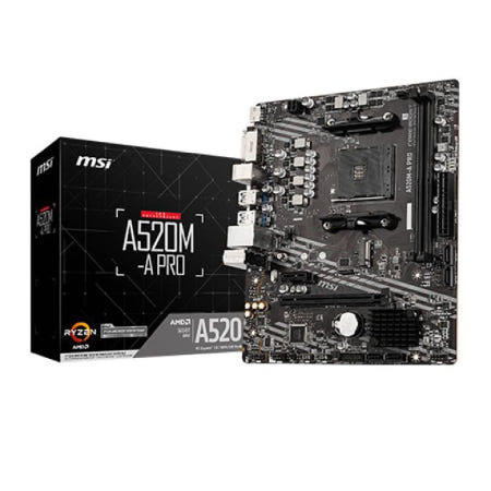 MSI AMD A520M-A PRO 메인보드 (AMD A520 M-ATX)