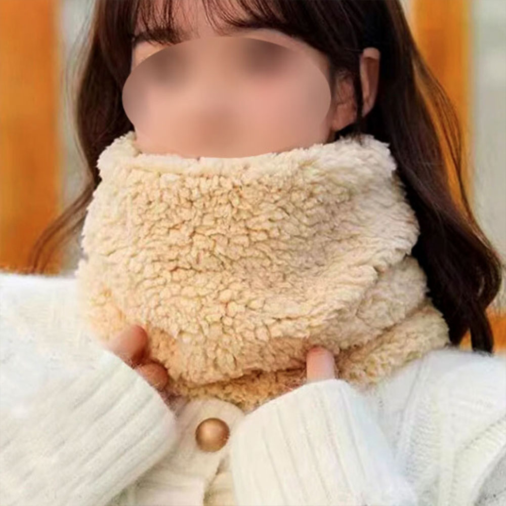 넥워머 패션 방한 워머 여자 따뜻한 겨울 모자 여성 머플러 목도리 보온 퍼 스카프 가을 - 상품 이미지