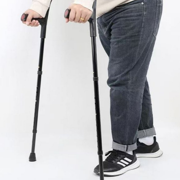 휴대용 접이식 목발 경량 팔꿈치 목발 어르신 지팡이 - 상품 이미지
