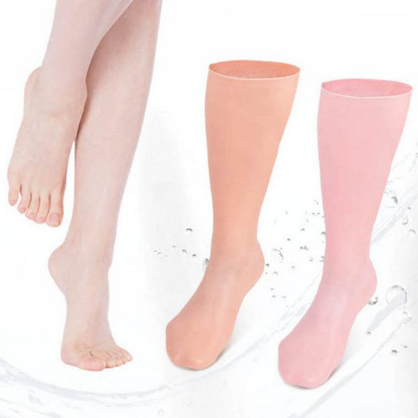 갈라짐 실리콘 발꿈치 뒤꿈치 실리콘 보습 보호대 커버 - 상품 이미지