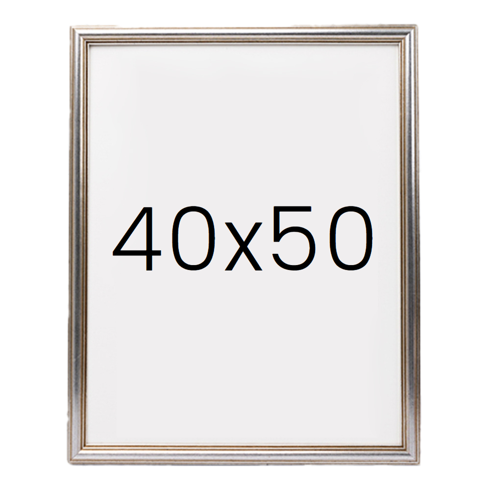 앤디크라인 원목액자 웨딩액자 우드 아크릴 프레임 스튜디오 틀 40x50 400x500mm, 실버 - 상품 이미지