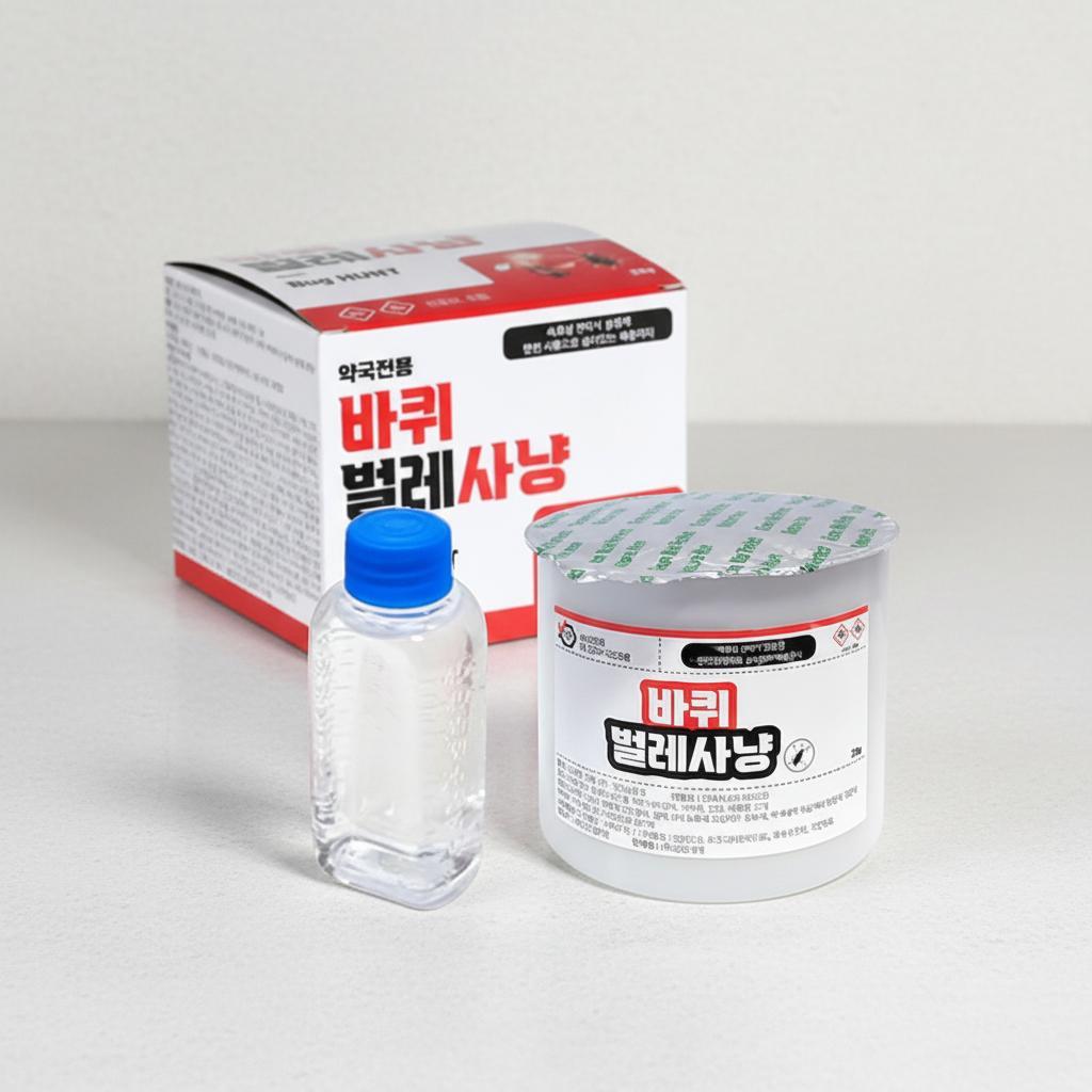 바퀴벌레 사냥 버그헌터 빠른효과 연막식 살충제