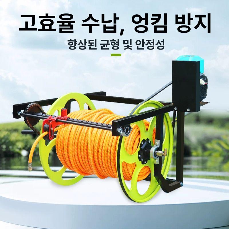 농업용 자동 권취기 12V 호스릴 농약줄 권치기 농장 작업 장비 - 상세 이미지 4