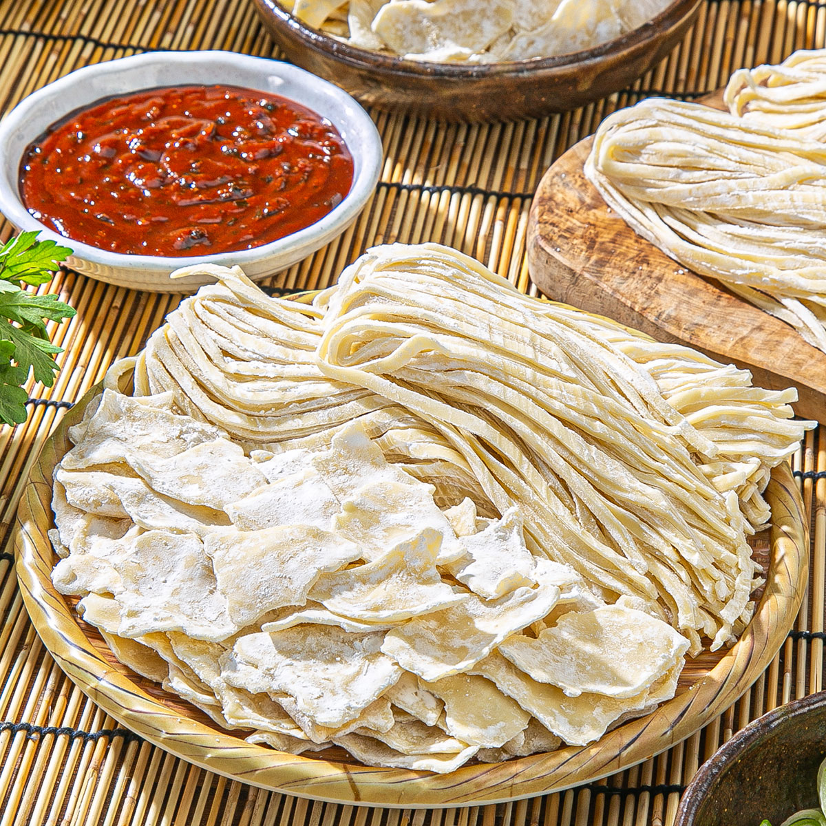 제철밥상 쫄깃한 생면 장칼제비 6인분 + 6인분 이미지 8