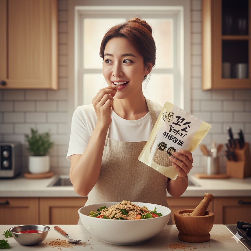 명식품본사 볶음참깨 대포장 볶은 500g, 1개 이미지 8