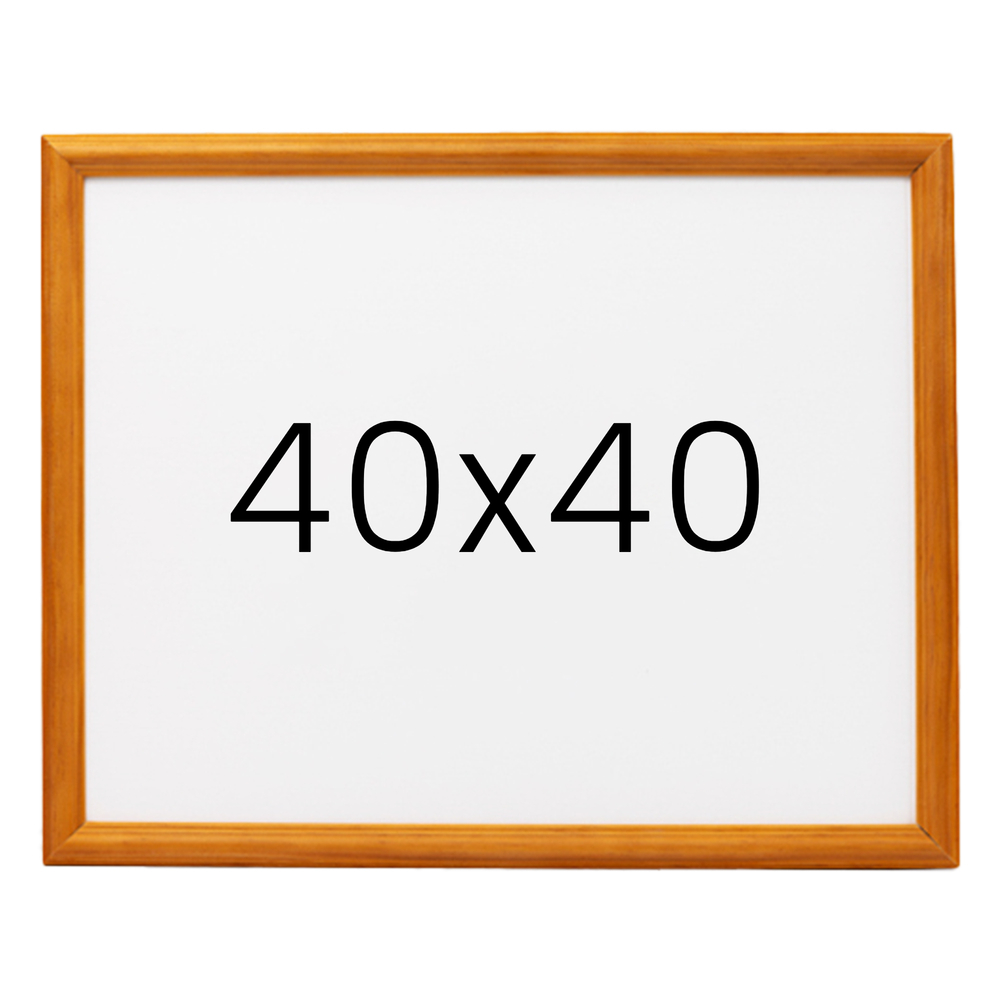 앤디크라인 원목액자 웨딩액자 우드 아크릴 프레임 스튜디오 틀 40x40 400x400mm, 연밤 - 상품 이미지