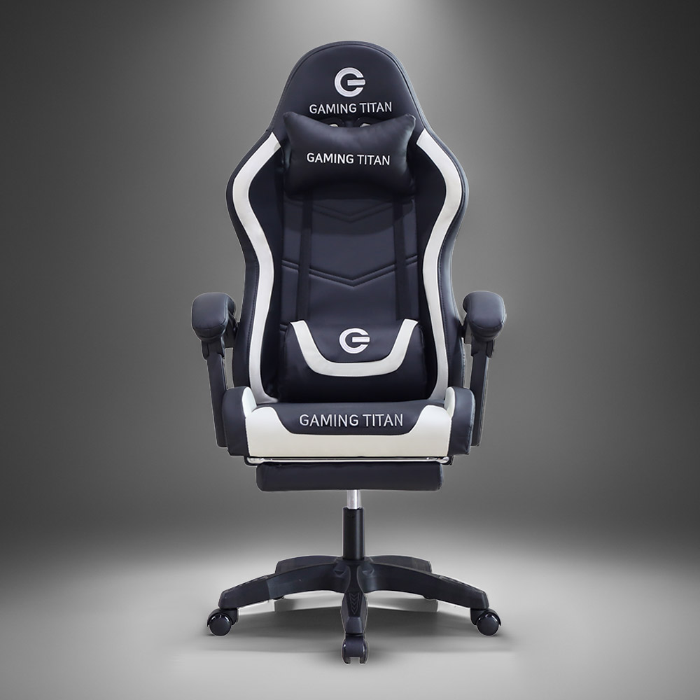 일루일루 라이트 지 타이탄 게이밍의자 컴퓨터의자 리클라이닝 쿠션포함 발받침대포함