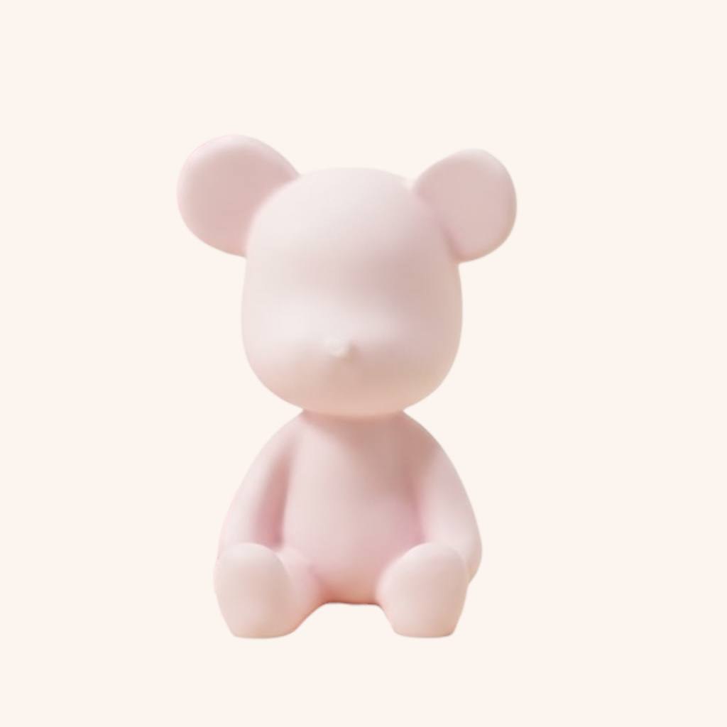 마당에 앉은 곰돌이 2D 실리콘 몰드 - 상세 이미지 3