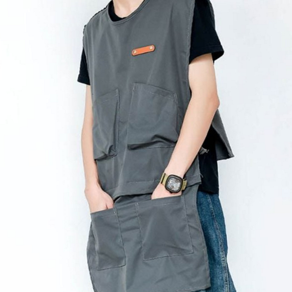 조끼형 목공 작업 앞치마 가드닝 원예 작업 앞치마 캔버스