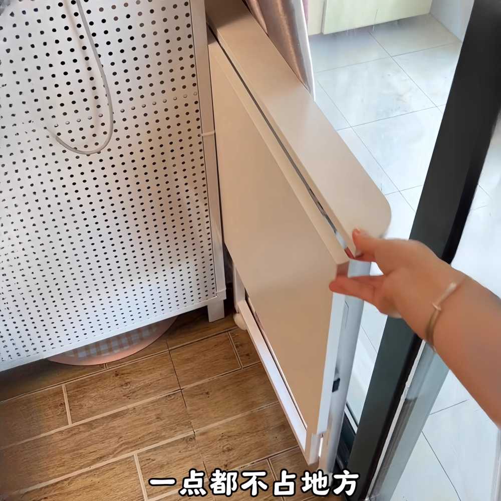 이동식 접이식 책상 기숙사 자취방 공간활용 테이블 80cm - 상세 이미지 4