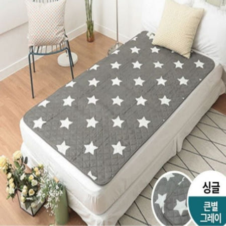 대운샵 침대용 전기 매트 싱글 침대 온열 매트 워셔블 큰그레이 전기요추천 침대온열매트 안전한전기장판 침대전기장판 전기요