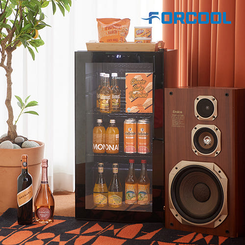 포쿨 음료수냉장고 쇼케이스 90L