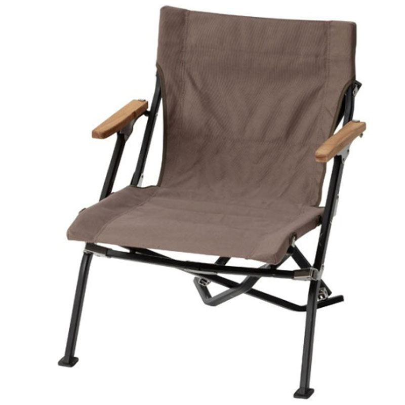 스노우피크 로우체어 쇼트 접이식 캠핑의자 그레이