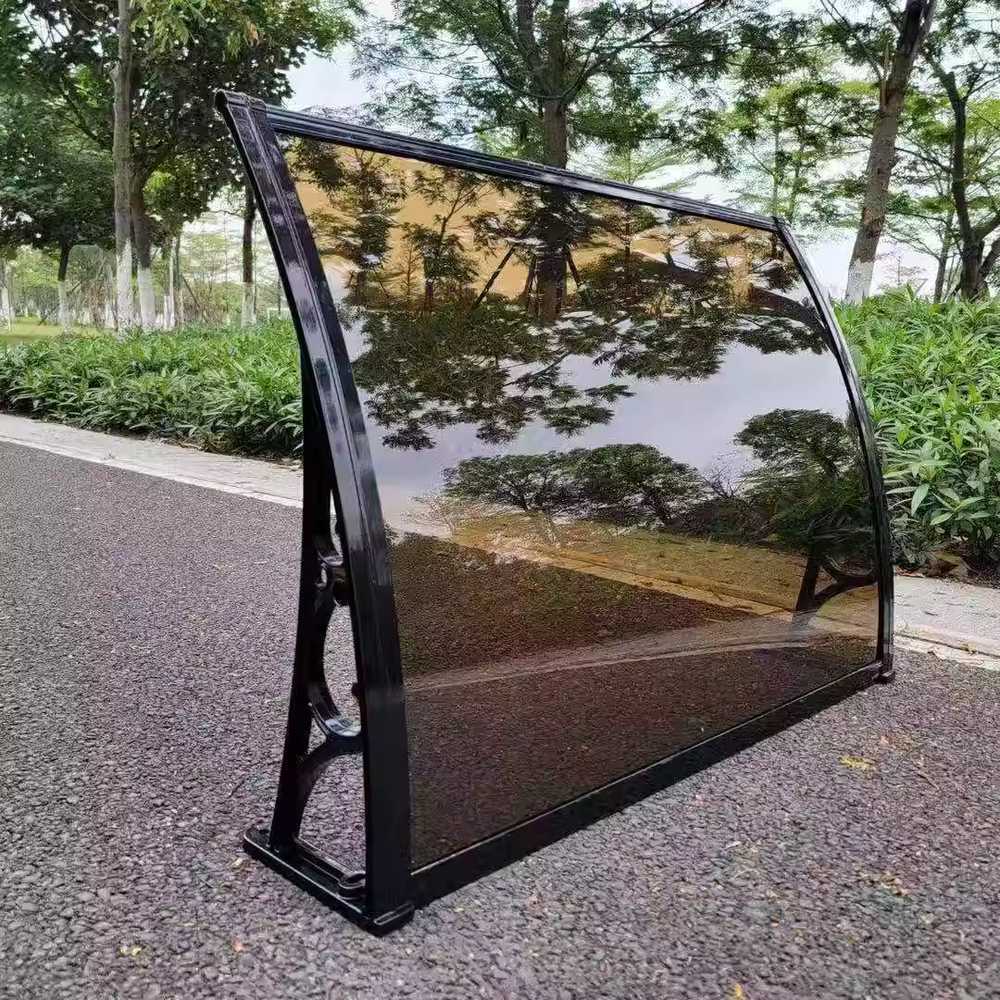 창문 빗물막이 캐노피 알루미늄 가정용 차양 처마 60cm - 상세 이미지 5