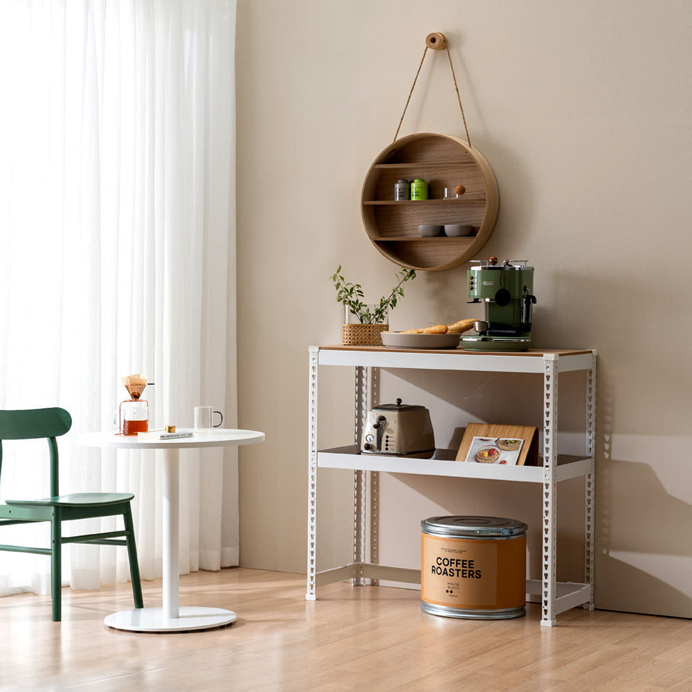 스피드랙 철제선반 무볼트 조립식 앵글 베란다 창고 진열대 렉 300x300x600 2단