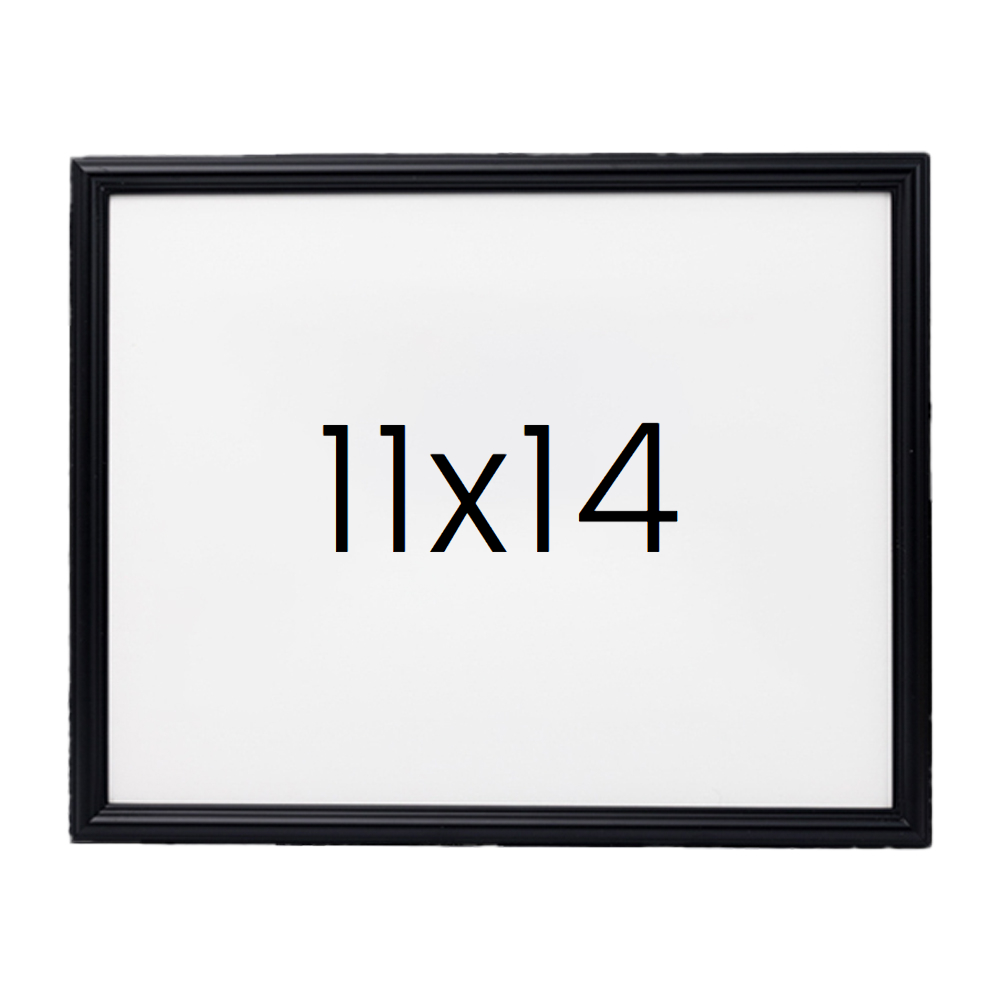 앤디크라인 원목액자 웨딩액자 우드 아크릴 프레임 스튜디오 틀 11x14 279x355mm, 블랙 - 메인 이미지