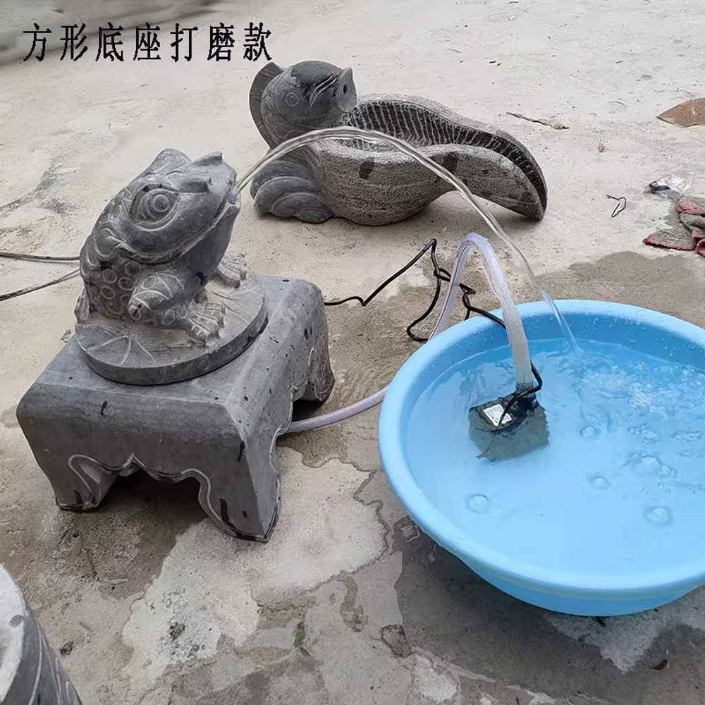 돌두꺼비 분수대 개구리 정원 연못 조각상 폭포 석물 A 이미지 6