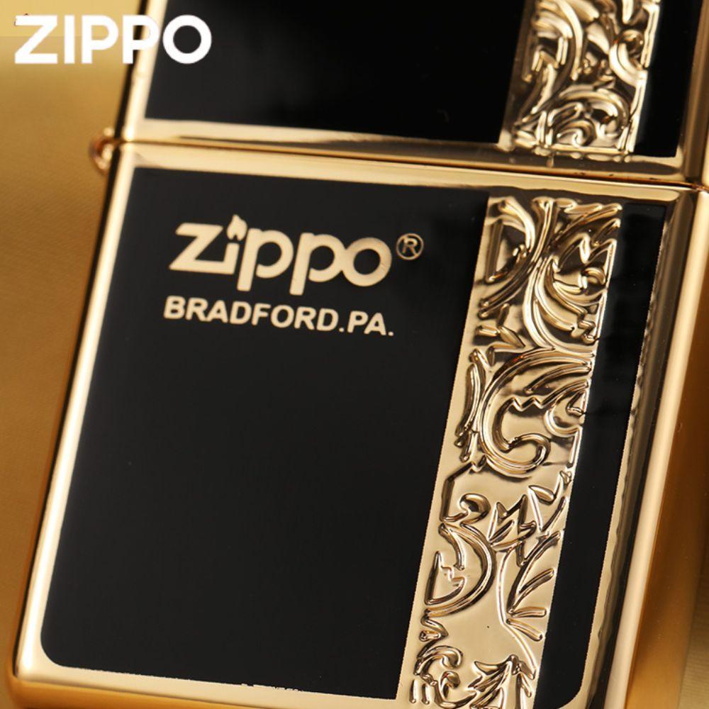 ZIPPO 정품 라이터 (선물상자) 전기도금공정 럭셔리 비즈니스 스타일 남자친구 생일 새해 선물용 지포라이 - 상세 이미지 3