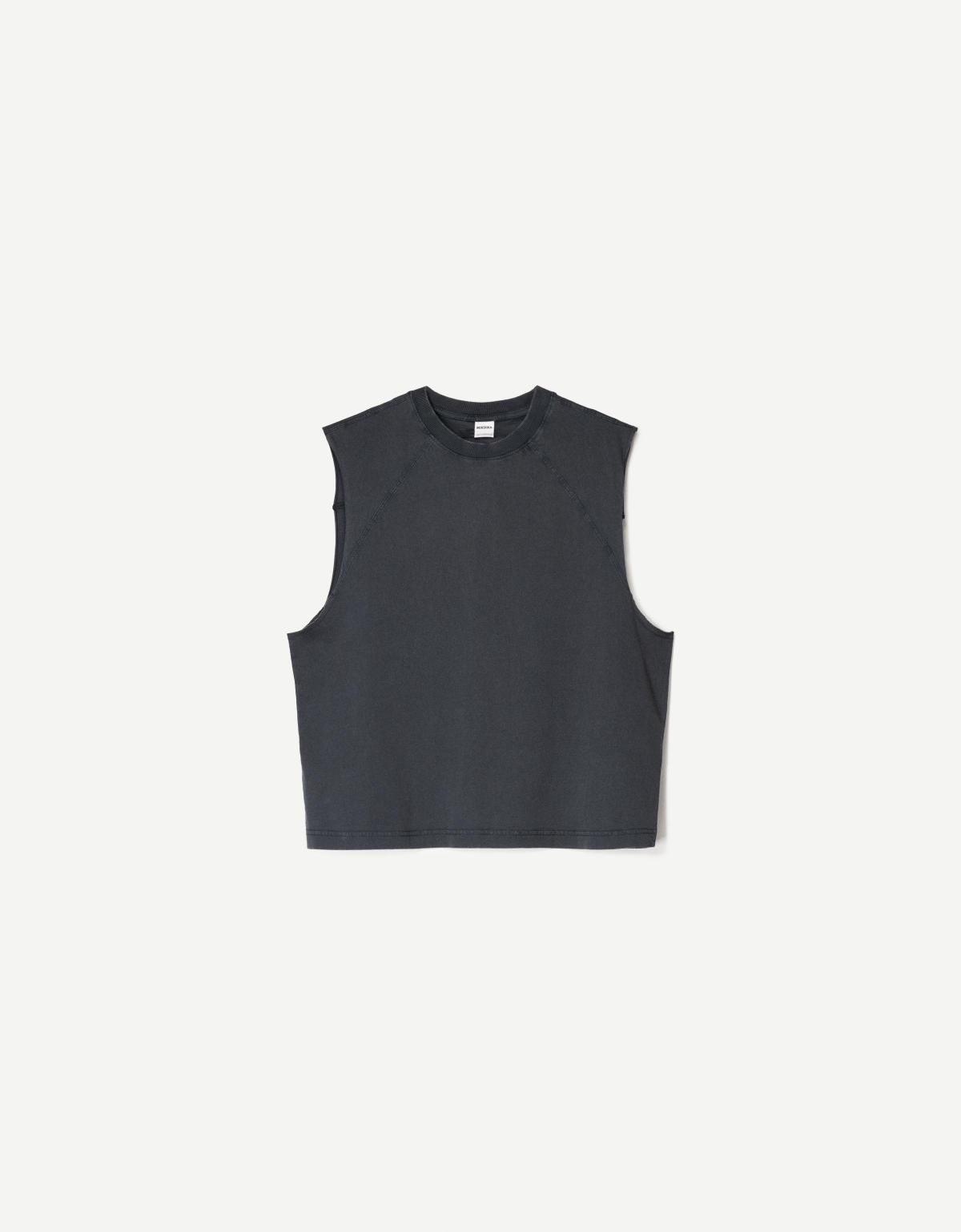 버쉬카 슬리브리스 탑 2822/443 BLACK - 상품 이미지