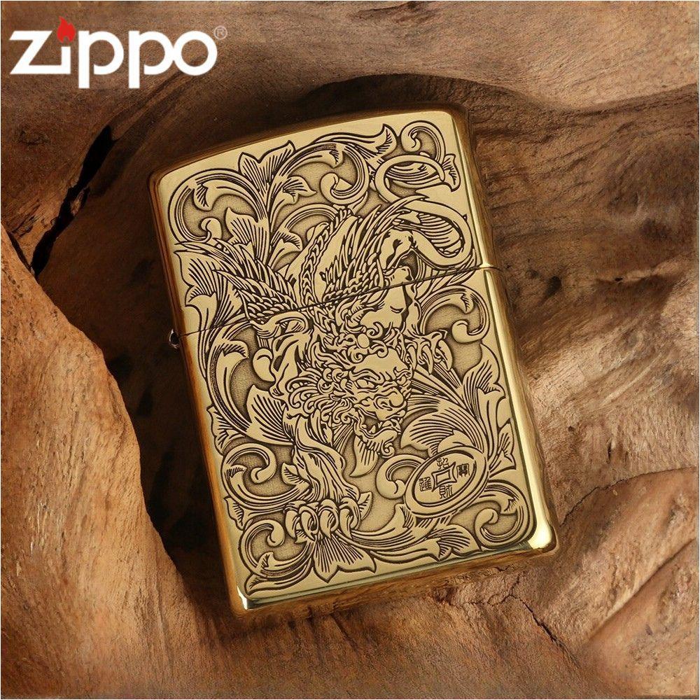 ZIPPO 정품 라이터 (단품) 수호의의미 호용 핸드메이드 지포라이터 남자친구 아빠 생일 새해 선물용 - 상품 이미지