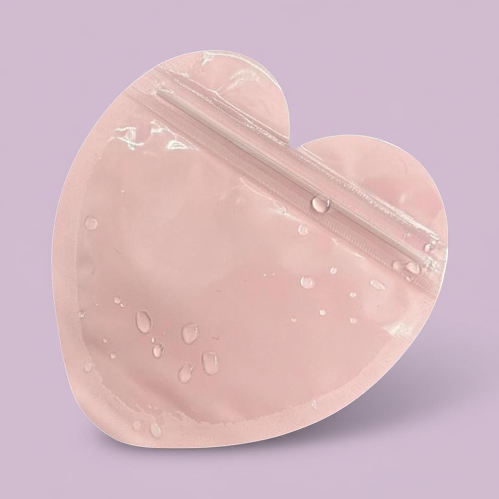 유치원 생일 선물 포장 악세사리 간식 포장지 컬러 하트 지퍼백 구디백 어린이집 - 상품 이미지