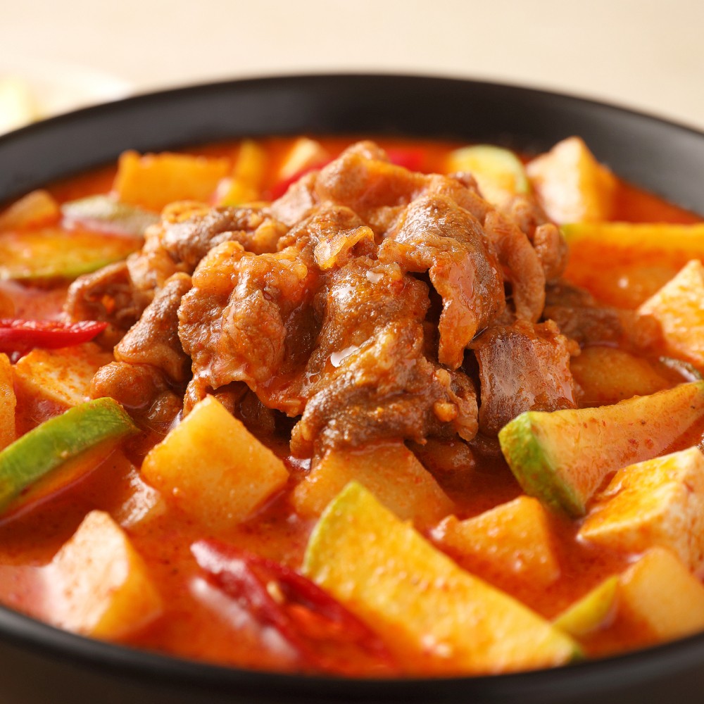 [푸딩팩토리] 우삼겹 고추장찌개 320g 가정식 한끼요리 밥도둑 간편집밥 - 상세 이미지 4