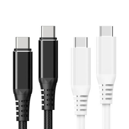모니칸 USB3.2 Gen2  C타입 CtoC PD 초고속 충전케이블 4k 미러링 화이트 / 블랙 1.2m 2m 3m