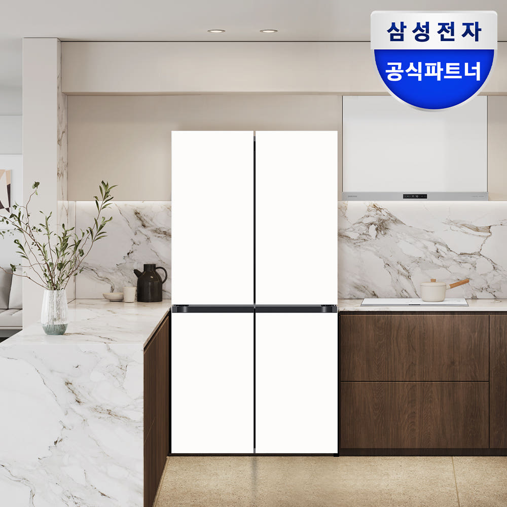 삼성 비스포크 AI 냉장고 4도어 905L 에센셜 화이트(RM70F90R2ZD) 가격 비교 삼성공식파트너 문성전자 삼성 비스포크 AI 냉장고 4도어 905L 에센셜 화이트(RM70F90R2ZD)