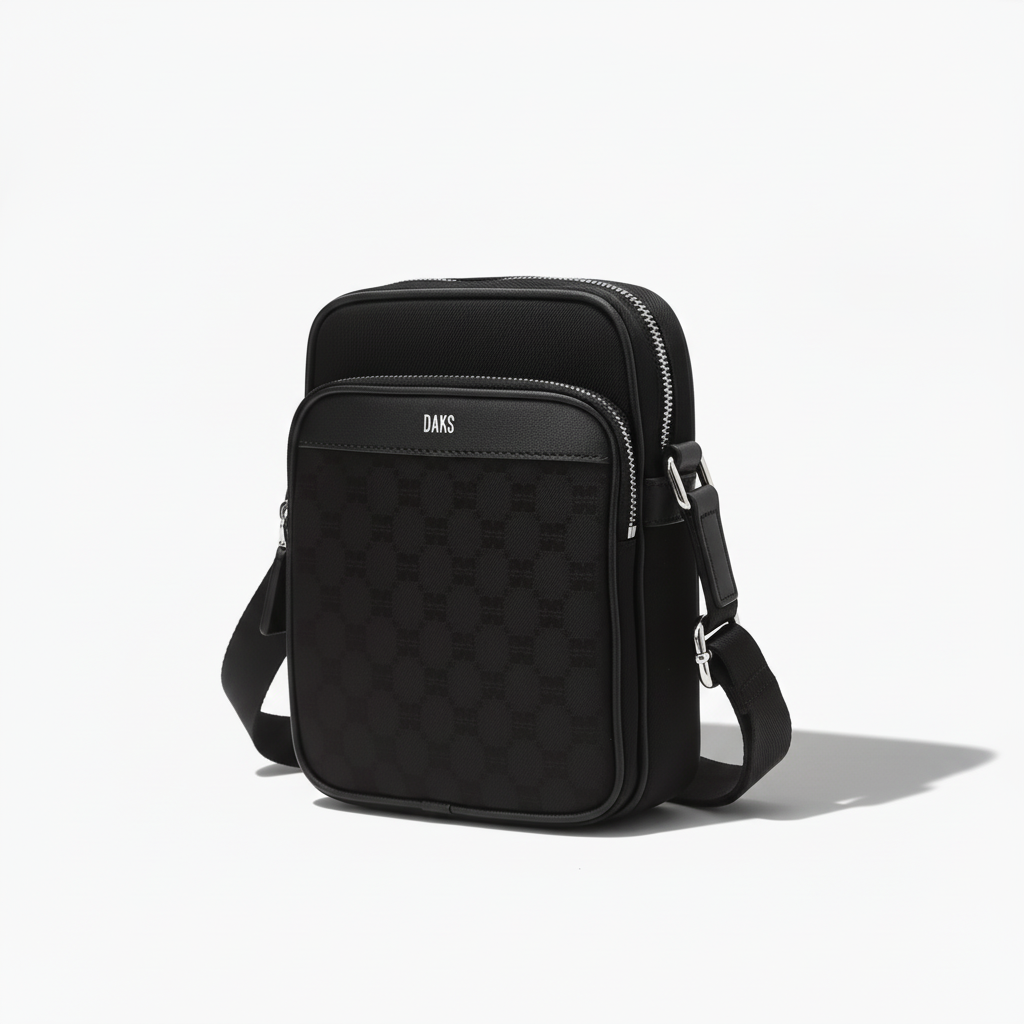 [백화점A/S] 닥스 남성 크로스백 블랙 가방